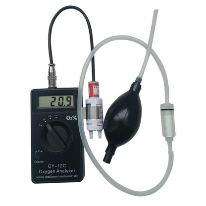 CY-12C Portable Oxygen Analyzer Full Range Oxygen Measurement Device - Gas Monitor by buy2fix | Online Shopping UK | buy2fix