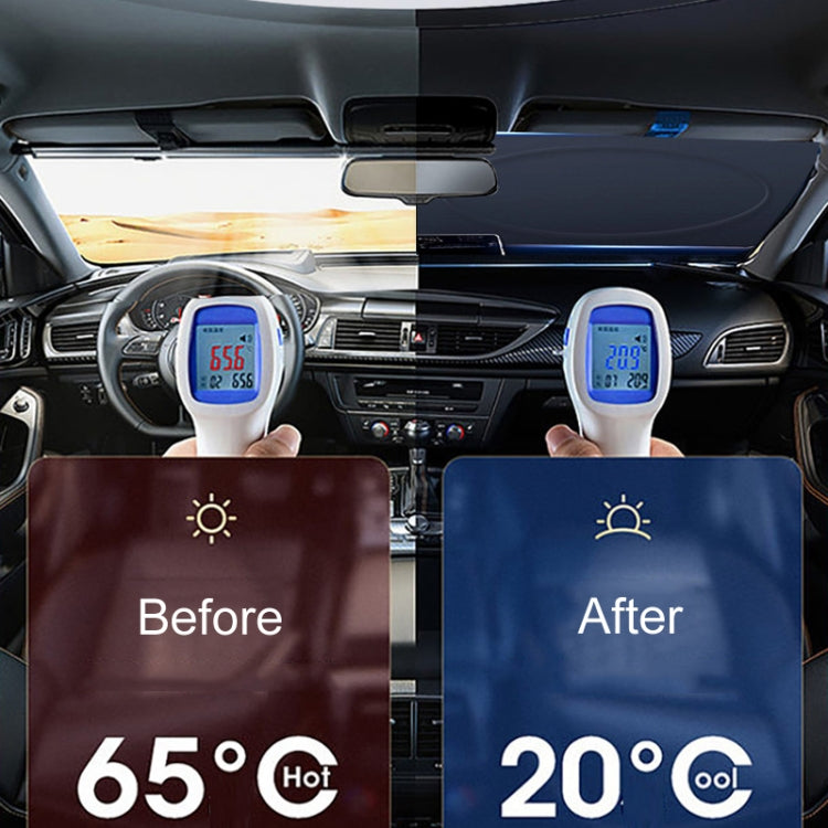 140x70cm For Tesla Car Sun Protection Heat Insulation Folding Sunshade - Window Foils & Solar Protection by buy2fix | Online Shopping UK | buy2fix