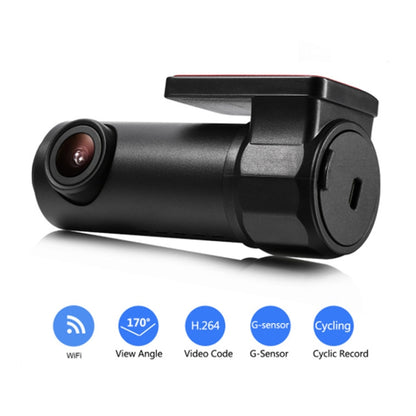 S600 1080P Wifi Dash Cam 170 Degree Wide Angle Lens Hidden Car Driving Recorder(Black) - Car DVRs by buy2fix | Online Shopping UK | buy2fix