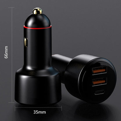 300W Vehicle Mini Fast Charging Charger Car One To Three Cigarette Lighter - Car Charger by buy2fix | Online Shopping UK | buy2fix