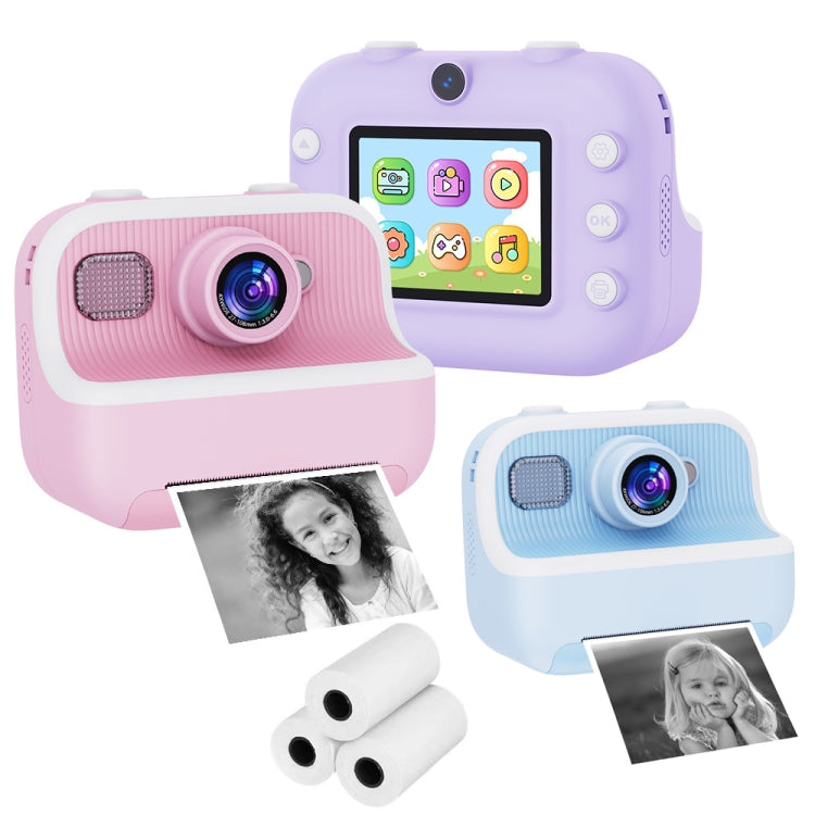 M8 2.4-Inch 1080P HD 2400W Pixel Dual-Camera Children Thermal Printing Camera, Color: Pink - Children Cameras by buy2fix | Online Shopping UK | buy2fix