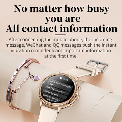 V60 1.39 Inch Health Monitoring Multifunctional Waterproof Bluetooth Call Smart Watch, Color: Silver - Smart Watches by buy2fix | Online Shopping UK | buy2fix