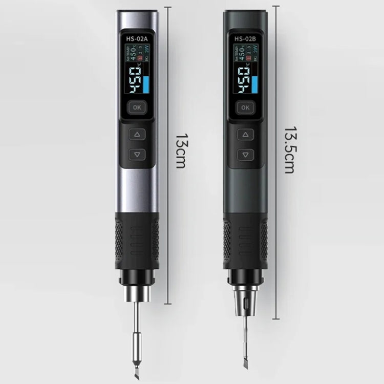 FNIRSI Portable Constant Temperature Soldering Iron Set, Model: HS-02B Standard 3 Head - Soldering Iron Set by FNIRSI | Online Shopping UK | buy2fix