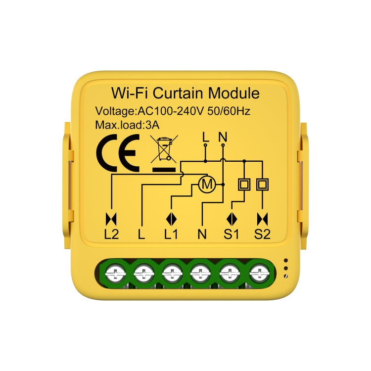 WiFi Graffiti Curtain Switch On / Off Module - Smart Switch by buy2fix | Online Shopping UK | buy2fix