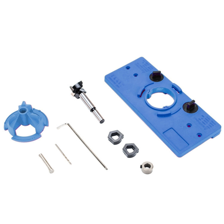 Fonson 35MM Woodworking Hinge Hole Opener Wooden Door Hinge Locator(Blue) - Others by Fonson | Online Shopping UK | buy2fix