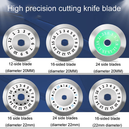 22mm 16 Rotating Surface Fiber Optic Cutting Knife Replacement Tungsten Steel Blade - Lan Cable and Tools by buy2fix | Online Shopping UK | buy2fix