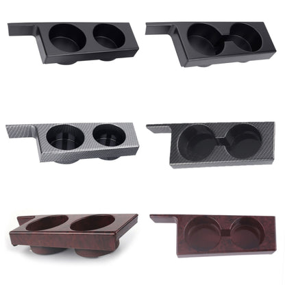 For BMW 5 Series E39/528i/530i/M5 Left-hand Drive Car Central Control Cup Holder, Color: Carbon Grain With Groove - Car Drink Holders by buy2fix | Online Shopping UK | buy2fix