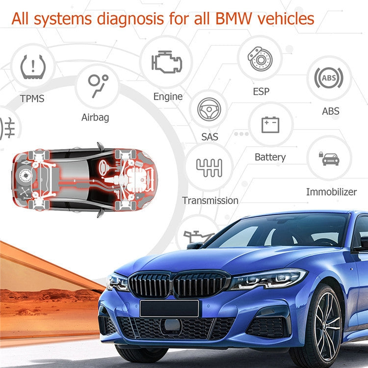 ANCEL BM700 For BMW Full System Diagnostic OBDII Tester Maintenance And Resetting Repair Tools - Electronic Test by ANCEL | Online Shopping UK | buy2fix