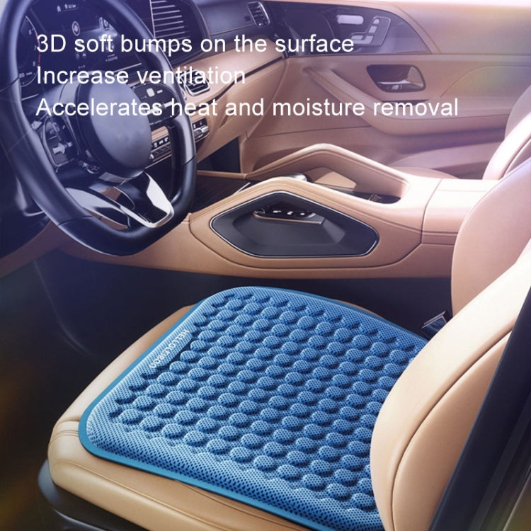 HELLOLEIBOO Car Gel Ice Cushion Four Seasons Universal Breathable Seat Cushion, Color: Blue - Seat Accessories by HELLOLEIBOO | Online Shopping UK | buy2fix