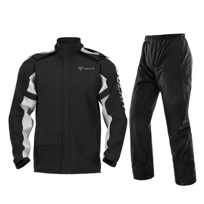 SULAITE Outdoor Motorcycle Riding Full Body Split Raincoat Suit, Size: XXXL(Black) - Raincoat by SULAITE | Online Shopping UK | buy2fix