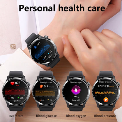 F207 Smart Watch 1.35-Inch Narrow Edge Screen Supports Bluetooth Calls / 24H Health Monitoring / 150+ Sports Modes, Color: Black Bamboo - Smart Watches by buy2fix | Online Shopping UK | buy2fix