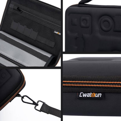 Cwatcun H91 Medium Sports Camera Case Portable Waterproof EVA Digital Camera Storage Bag(Black) - Strap Satchel by Cwatcun | Online Shopping UK | buy2fix