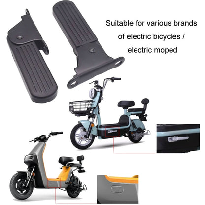 Electric Vehicle Folding Front Footrest Electric Moped Front Pedal, Model: 7cm Iron - Others by buy2fix | Online Shopping UK | buy2fix