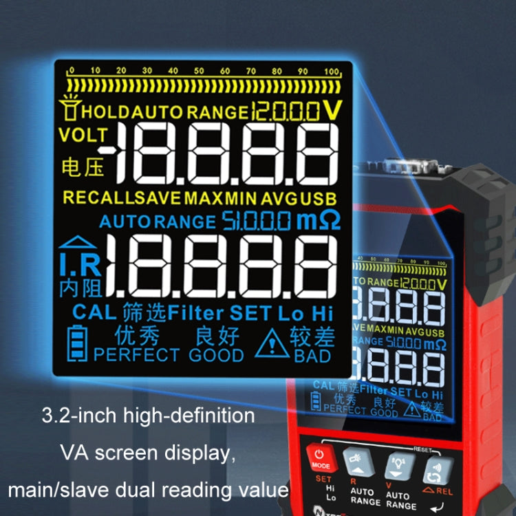 Battery Internal Resistance Tester Lead-Acid Alkaline Lithium Battery Tester, Model: IR502 - Battery & Resistance Tester by buy2fix | Online Shopping UK | buy2fix