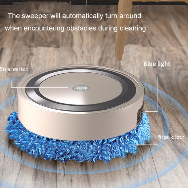 Smart Household Fully Automatic Mopping Robot(Khaki) - Robot Vacuum Cleaner by buy2fix | Online Shopping UK | buy2fix