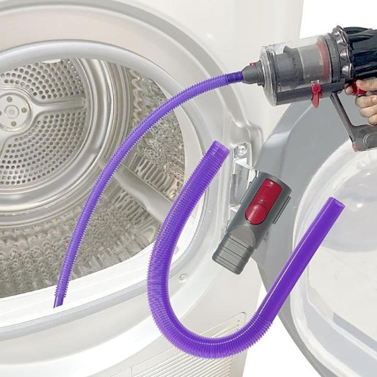 For Dyson V7 / V8 / V10 / V11 / V15 / G5 Cordless Vacuum Dryer Vent Cleaner Kit Hose Attachment Purple - For Dyson Accessories by buy2fix | Online Shopping UK | buy2fix