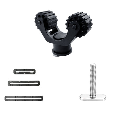 Canoe Paddle Fishing Rod Holder Rail Bracket Kayak Accessories, Specification: 6 Inch Rail - Marine Accessories & Parts by buy2fix | Online Shopping UK | buy2fix