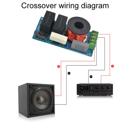 SP-122 120W Single Pure Midrange Crossover Board Hi-Fi Speaker Conversion Divider - Audio Crossover by buy2fix | Online Shopping UK | buy2fix