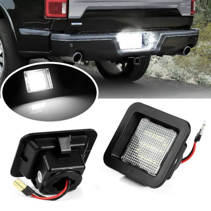 2pcs For 2015 Ford F-150 Raptor LED License Plate Light - License Plate Lights by buy2fix | Online Shopping UK | buy2fix