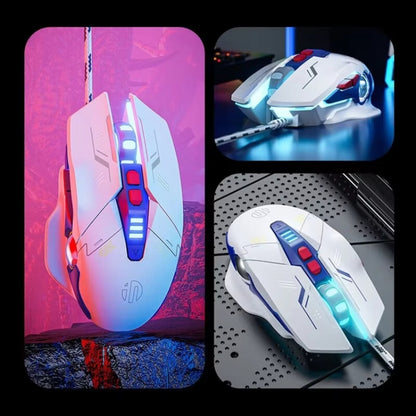 Inphic W9P Glowing Computer Gaming Wired Mouse(Sound Version) - Wired Mice by Inphic | Online Shopping UK | buy2fix