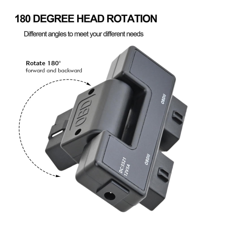 H015 OBD2 Automotive Universal 16Pin 1 To 2 Adapter - Cables & Connectors by buy2fix | Online Shopping UK | buy2fix