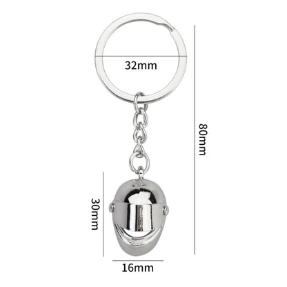 Simulation Cool Motorcycle Keychain Metal Decoration Pendant, Style: X-224 Silver - Key Rings by buy2fix | Online Shopping UK | buy2fix