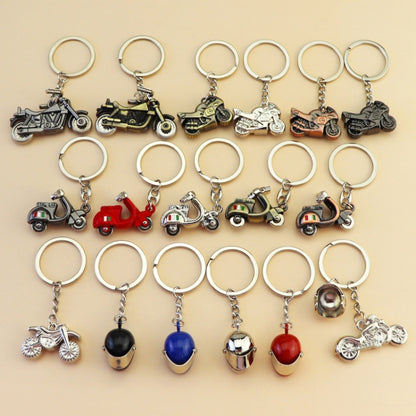 Simulation Cool Motorcycle Keychain Metal Decoration Pendant, Style: X-231 Black - Key Rings by buy2fix | Online Shopping UK | buy2fix