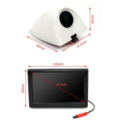 5 Inch AHD Video Monitor Car Reversing High-Definition Camera, Specification: No Video Recording + Side Mounting - Rear View Cameras by buy2fix | Online Shopping UK | buy2fix