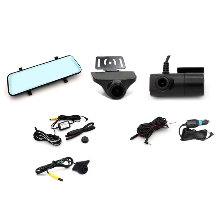 Car HD WIFI Interconnected Triple Camera Driving Recorder, Specification: With Right Blind Spot System - Car DVRs by buy2fix | Online Shopping UK | buy2fix