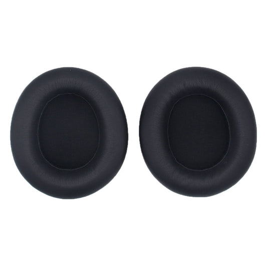 1pair For SteelSeries Arctis Nova 3 / 5 / 7 / Pro Wired Headphone Sponge Cover, Color: Black Leather - Earmuff & Pad by buy2fix | Online Shopping UK | buy2fix