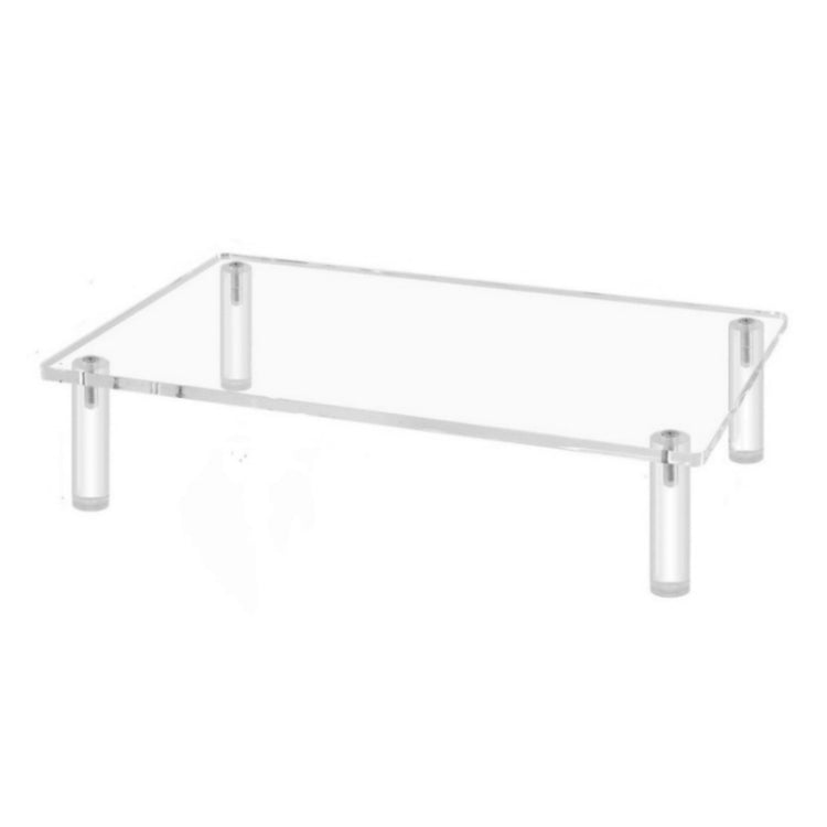 YX136 Desktop Acrylic Laptop / Printer Raised Stand - Laptop Stand by buy2fix | Online Shopping UK | buy2fix