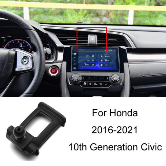 For Honda Car-Mounted Mobile Phone Navigation Holder Base, Model: 16-21 10th Generation Civic - Special Car Holders by buy2fix | Online Shopping UK | buy2fix