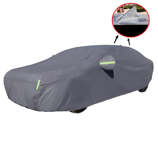 Hatchback Car EVA Plus Velvet Thickened Heat Insulation Sunshade With Shark Fin, Size: M 4x1.65x1.55m - PE Material by buy2fix | Online Shopping UK | buy2fix