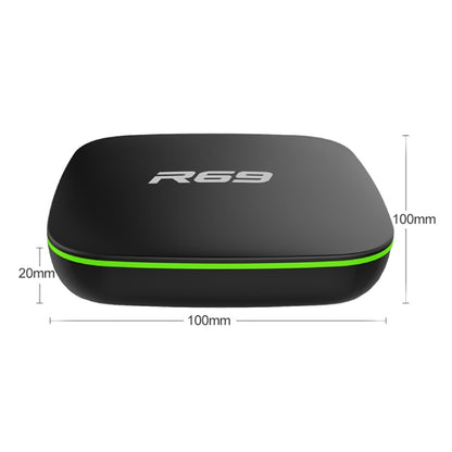 R69 1080P HD Smart TV BOX Android 4.4 Media Player wtih Remote Control, Quad Core Allwinner H3, RAM: 2GB, ROM: 16GB, 2.4G WiFi, LAN, AU Plug - Allwinner H3 by buy2fix | Online Shopping UK | buy2fix