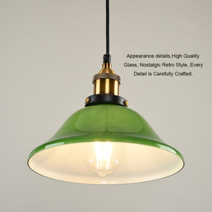 LED Industrial Edison Vintage Style Hanging lamp Green Emerald Glass Pendant Light with E27 Bulb (Warm White) - Celling Lights & Chandeliers by YWXLight | Online Shopping UK | buy2fix