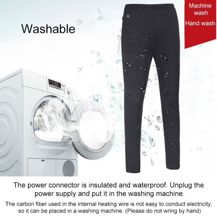 USB Secure Smart Thermostat Hair Hot Pants for Men (Color:Black Size:XXXXL) - Pants by buy2fix | Online Shopping UK | buy2fix