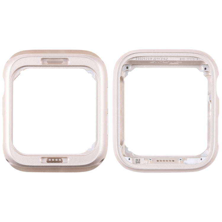 For Apple Watch Series SE 2022 44mm Stainless Steel Middle Frame Bezel Plate (Gold) - LCD Related Parts by buy2fix | Online Shopping UK | buy2fix