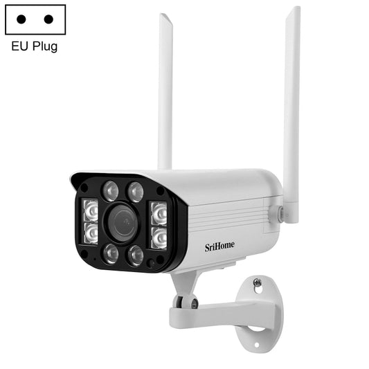 SriHome SH031 3.0 Million Pixels 1296P HD IP Camera, Support Two Way Talk / Motion Detection / Night Vision / TF Card, EU Plug - Security by SriHome | Online Shopping UK | buy2fix