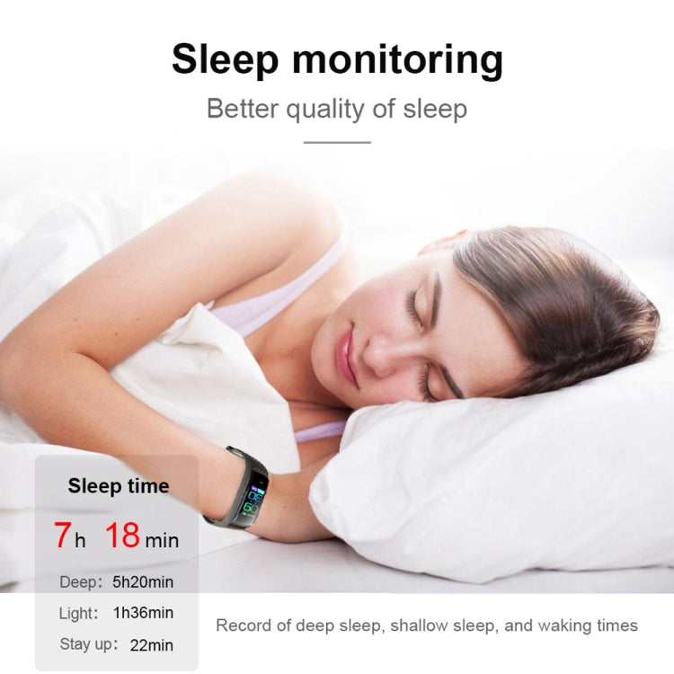 CK17S 0.96 inches IPS Screen Smart Bracelet IP67 Waterproof, Support Call Reminder / Heart Rate Monitoring / Blood Pressure Monitoring / Sleep Monitoring (Blue) - Smart Wear by buy2fix | Online Shopping UK | buy2fix