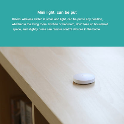 Original Xiaomi Mijia Intelligent Mini Wireless Switch for Xiaomi Smart Home Suite Devices,,with the Xiaomi Multifunctional Gateway Use (CA1001) - Consumer Electronics by Xiaomi | Online Shopping UK | buy2fix