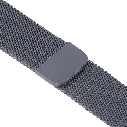 Milanese Loop Magnetic Stainless Steel Watch Band for Apple Watch Ultra 49mm / Series 8&7 45mm / SE 2&6&SE&5&4 44mm / 3&2&1 42mm(Dark Gray) - Watch Bands by buy2fix | Online Shopping UK | buy2fix