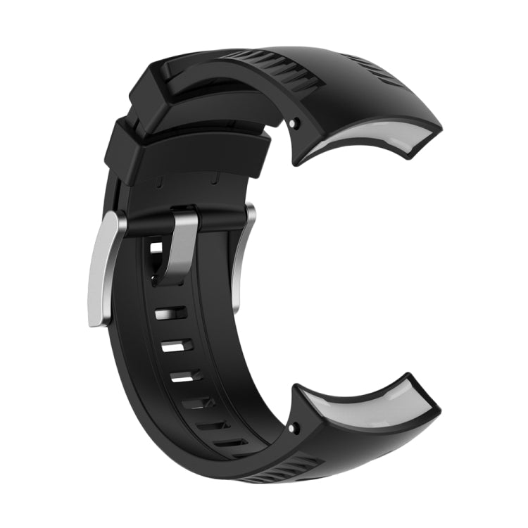 Silicone  Watch Band for SUUNTO 9(Black) - Smart Wear by buy2fix | Online Shopping UK | buy2fix