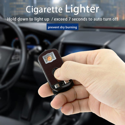 N12E Car Creative Ashtray Solar Power With Light And Cover With Cigarette Liighter (Red) - In Car by buy2fix | Online Shopping UK | buy2fix