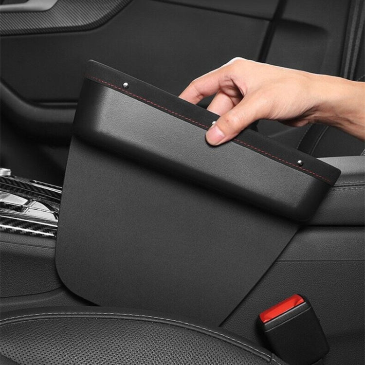 Multifunctional Car Gap Storage Box Car Seat Slit Storage Bag, Style: Co-driving (Brown) - Stowing Tidying by buy2fix | Online Shopping UK | buy2fix