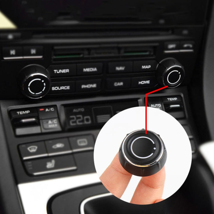 For Porsche Cayenne Left Driving Car Right CD Player Volume Adjustment Knob Cover 97064292901 - Car Switches by buy2fix | Online Shopping UK | buy2fix