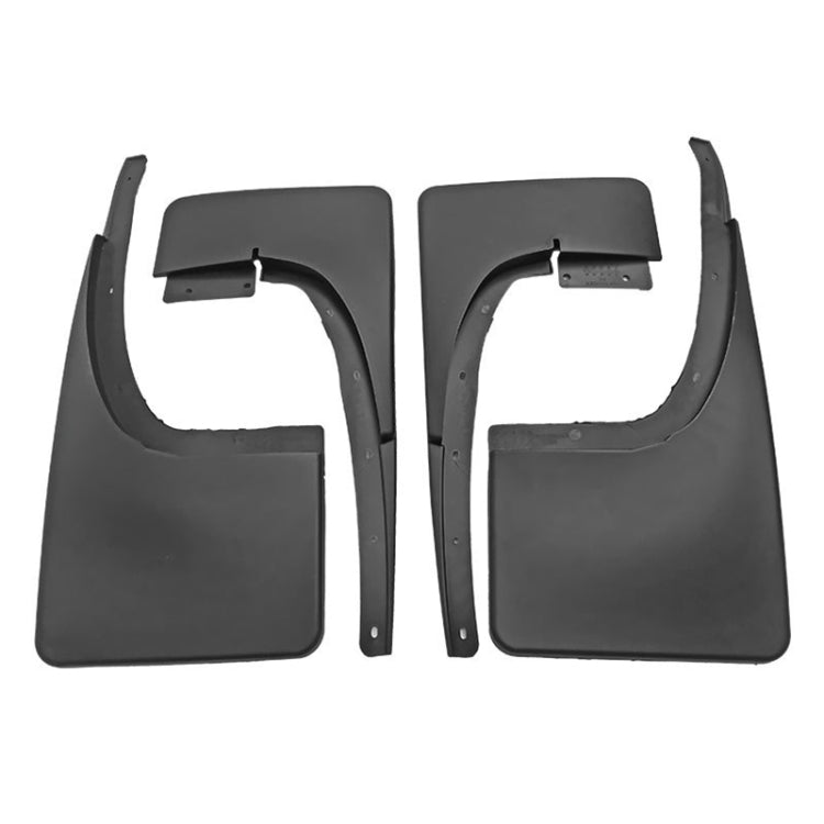 For Ford Ranger 2011-2019 4pcs/Set Car Auto Soft Plastic Splash Flaps Fender Guard - Mudguards by buy2fix | Online Shopping UK | buy2fix