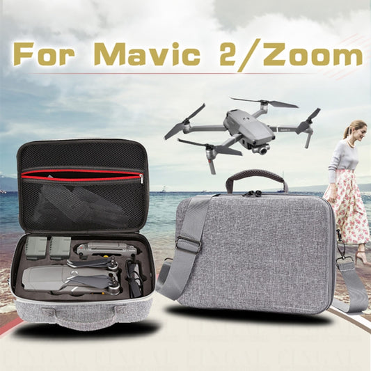 Shockproof Waterproof Portable Case for DJI Mavic 2 Pro / Zoom and Accessories, Size: 29cm x 19.5cm x 12.5cm(Grey) - DJI & GoPro Accessories by buy2fix | Online Shopping UK | buy2fix