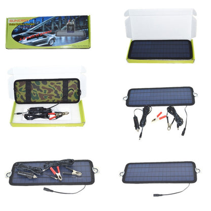 4.5W Portable Car Automobile Boat Battery Solar Cells Rechargeable Power Battery Charger - In Car by buy2fix | Online Shopping UK | buy2fix