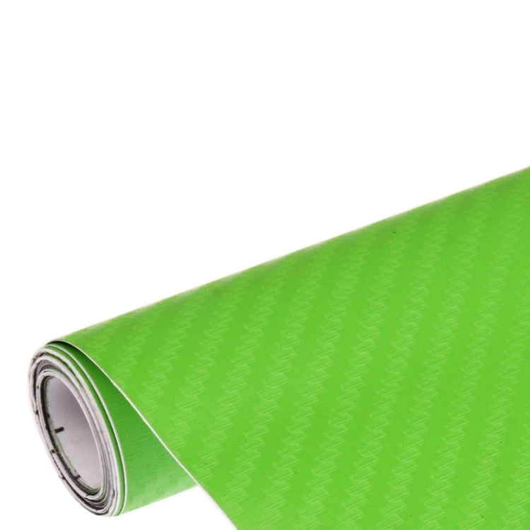 Car Decorative 3D Carbon Fiber PVC Sticker, Size: 152cm x 50cm(Green) - Auto Film by buy2fix | Online Shopping UK | buy2fix