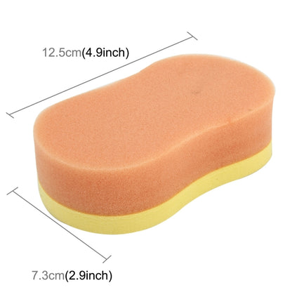 Car Wax Sponge 8- Word Shape Sponge High-density Waxing Sponge(Orange) - Car washing supplies by buy2fix | Online Shopping UK | buy2fix